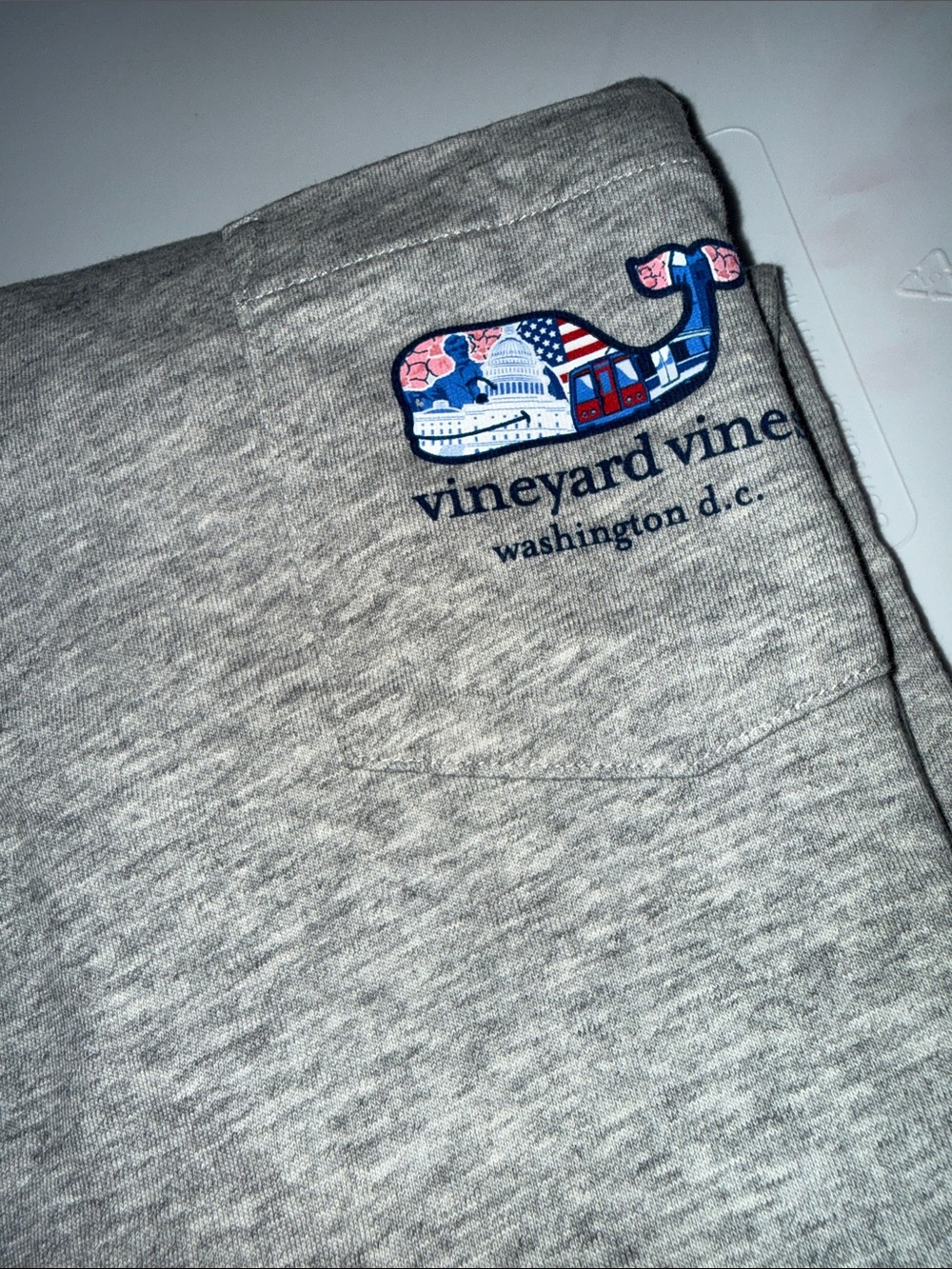 Vineyard Vines Short Sleeve Shirt with Washington D.C. Logo